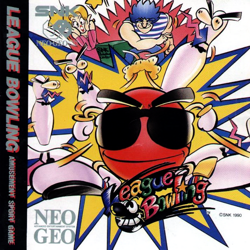 League Bowling box art for Neo Geo CD